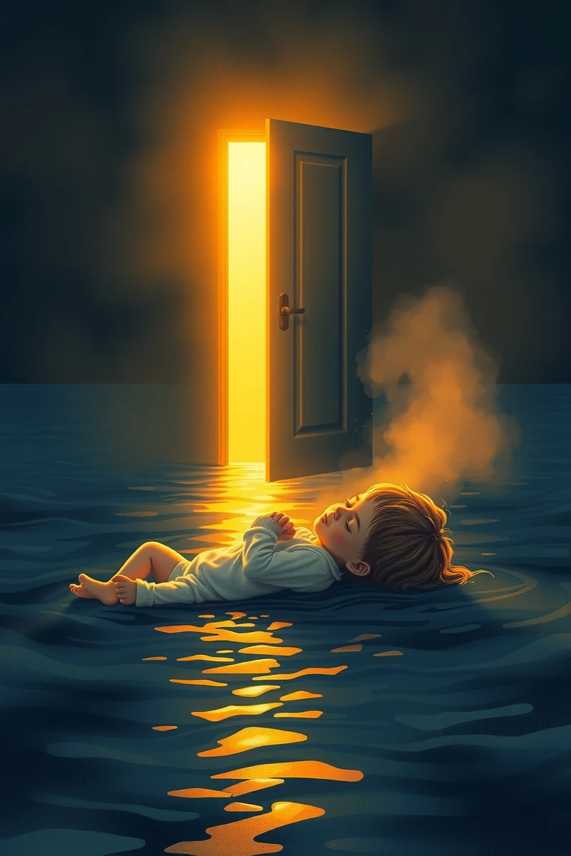 A Child Dying Near Water