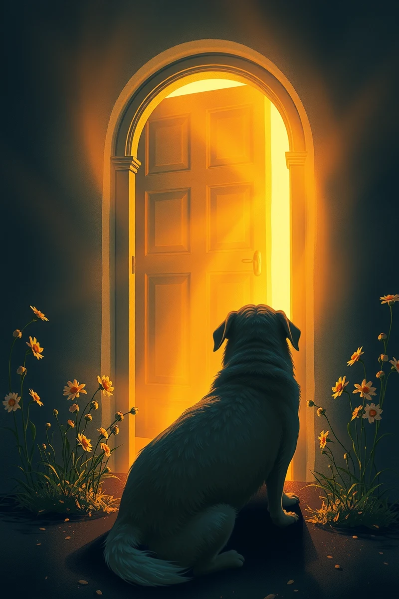 A Pet Dying With Flowers