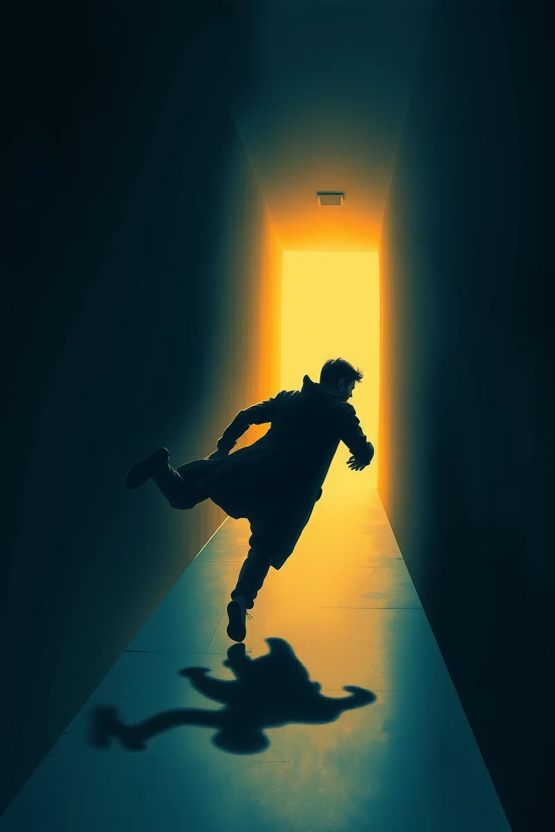 Being Chased by a Shadow And Turning Around