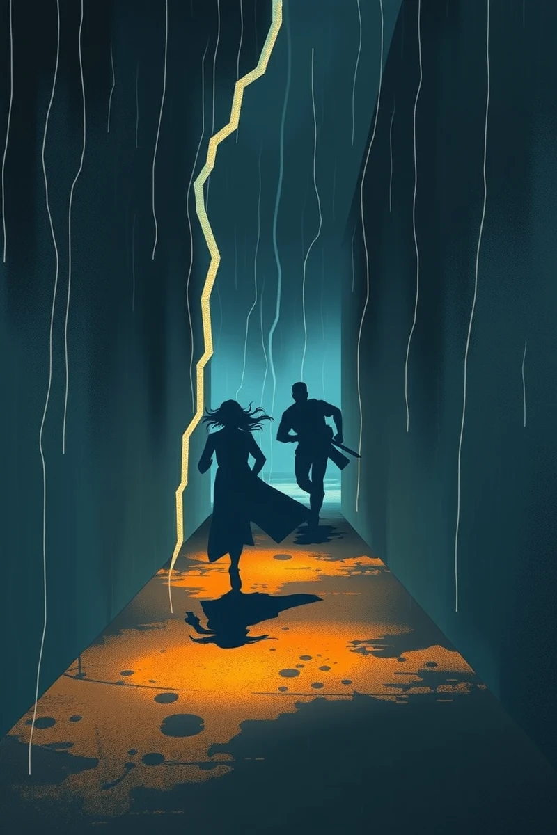Being Chased by a Shadow During a Storm