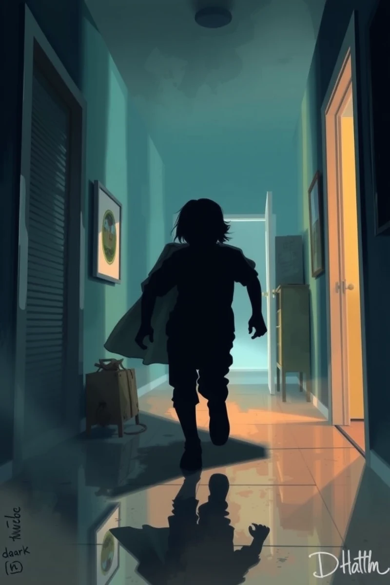 Being Chased by a Shadow In a Childhood Place