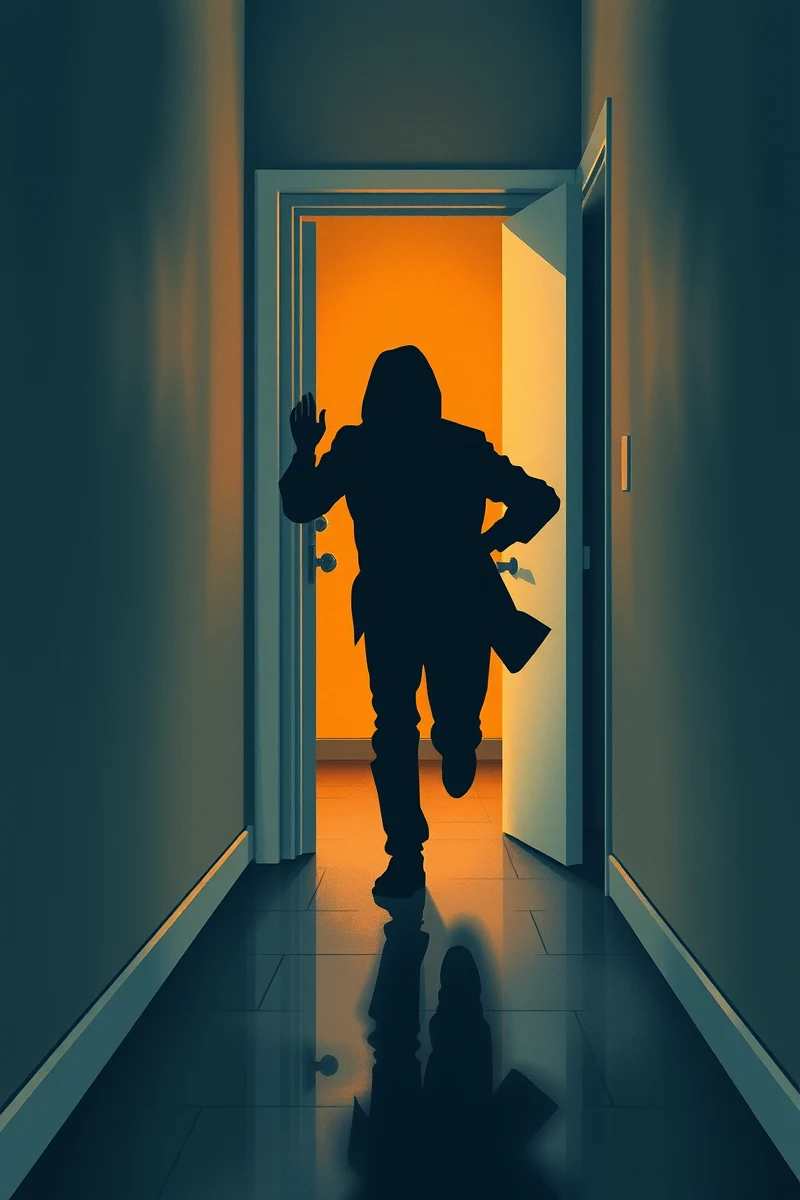 Being Chased by a Shadow Through a Locked Door