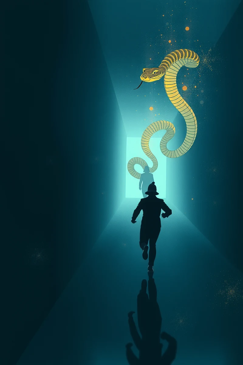 Being Chased by a Snake And Turning Around