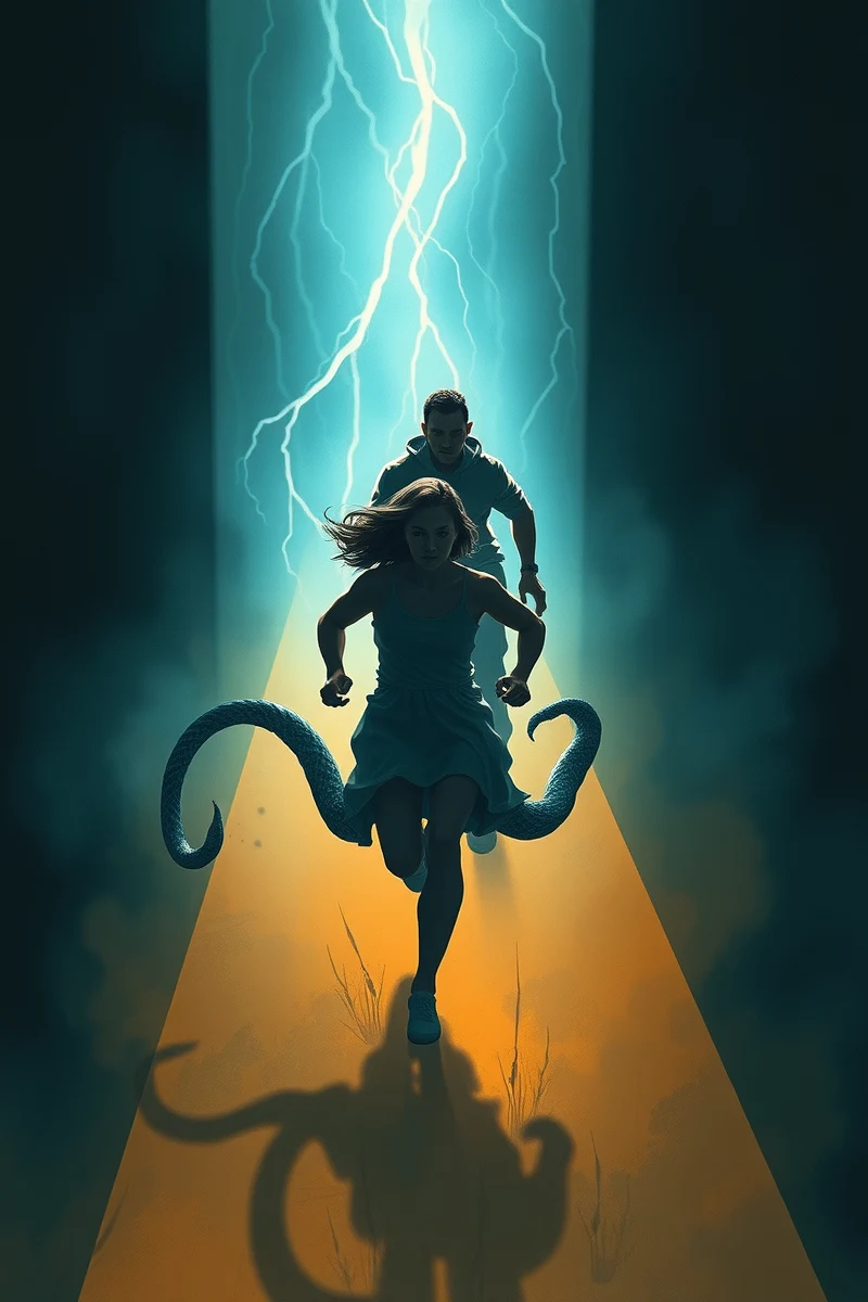 Being Chased by a Snake During a Storm