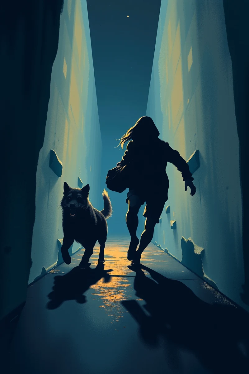 Being Chased by an Animal While Carrying Something