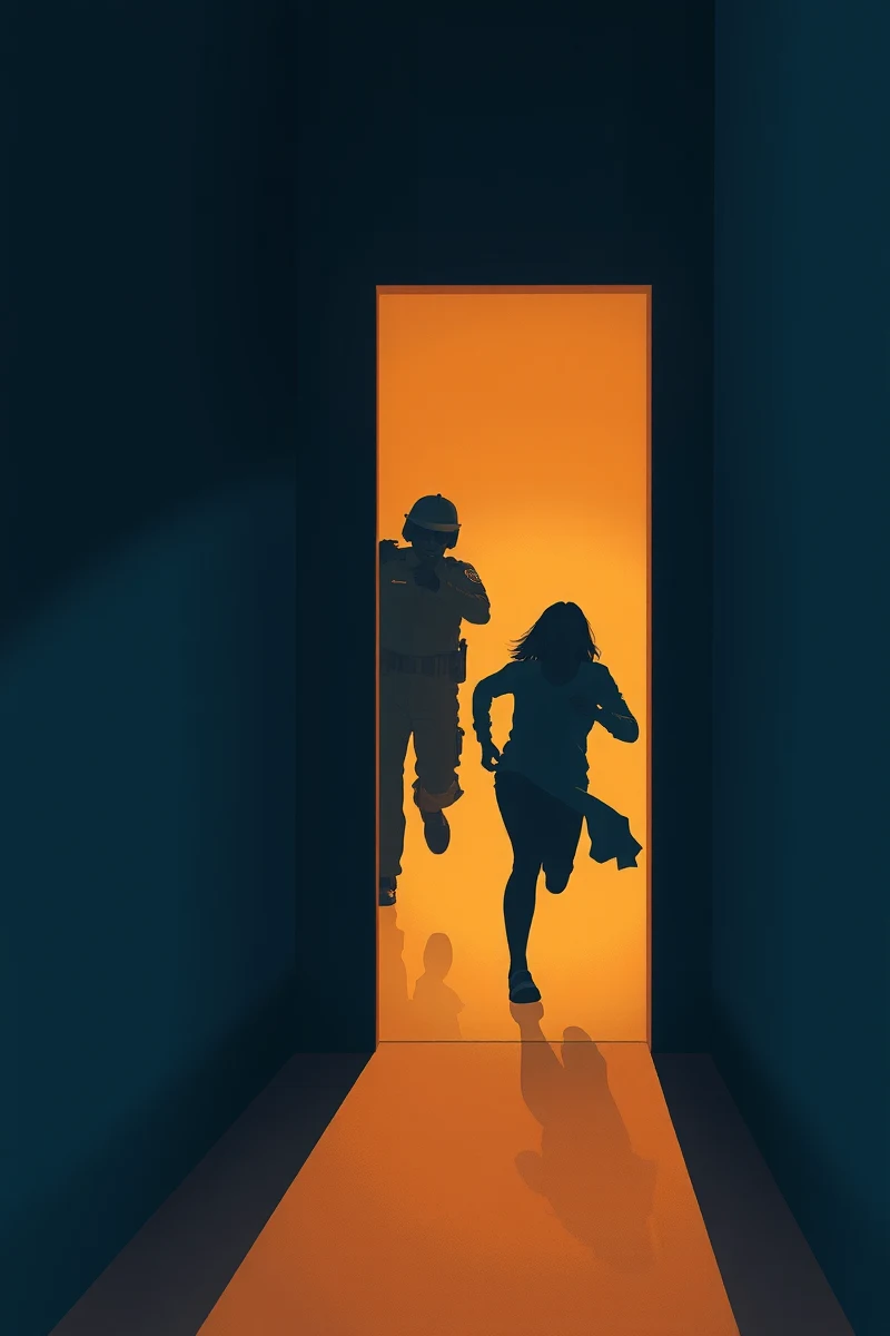 Being Chased by Police Through a Locked Door