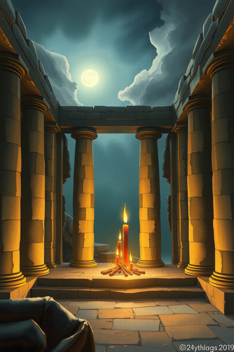 Dream of a Candlelit Altar Asking for Silence