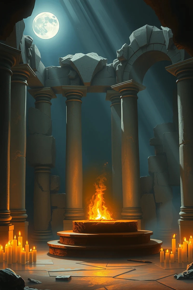 Dream of a Candlelit Altar Being Rebuilt