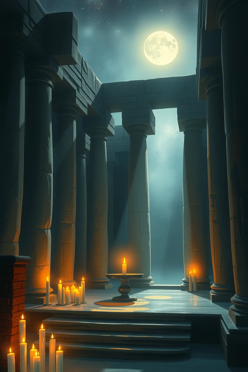 Dream of a Candlelit Altar Filling With Light