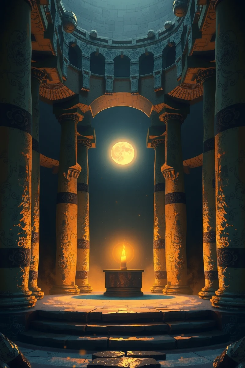 Dream of a Candlelit Altar Inviting You Inside