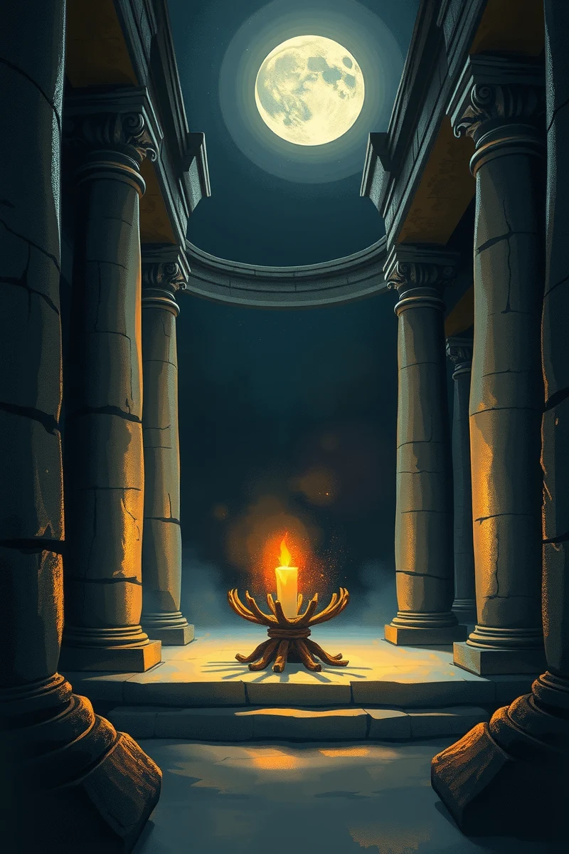 Dream of a Candlelit Altar Losing an Offering