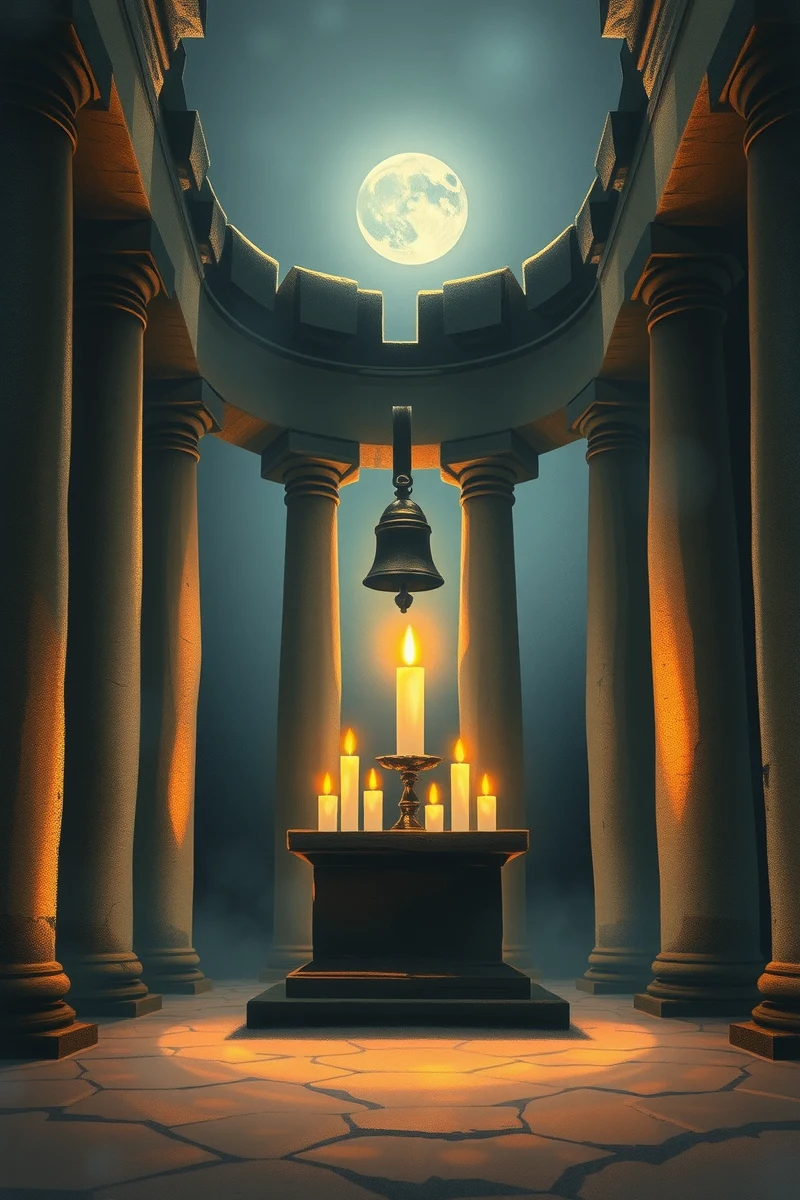 Dream of a Candlelit Altar Ringing a Bell