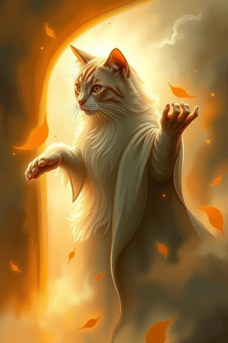 Dream of a Cat Guide Leading You Home
