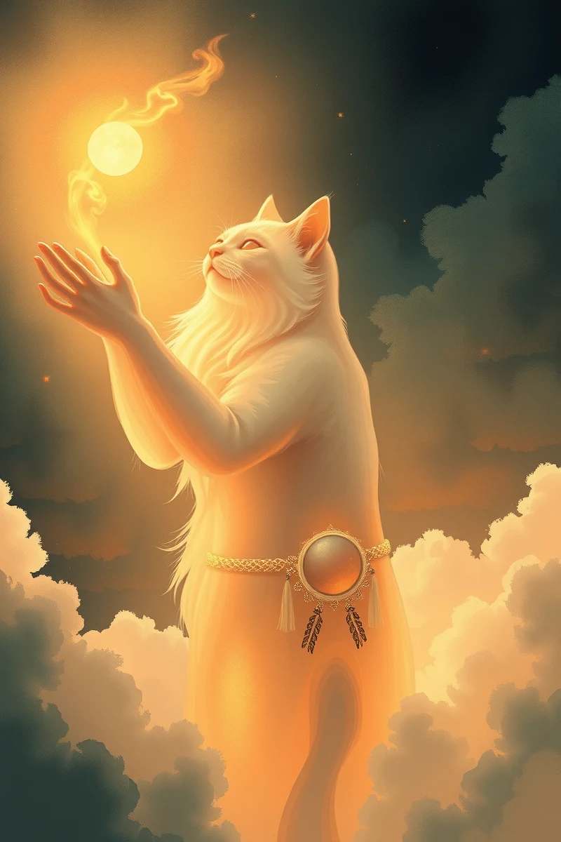 Dream of a Cat Guide Speaking in Riddles