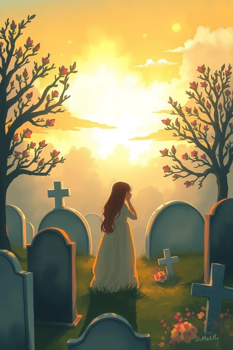 Dream of a Cemetery Changing Into Sunrise