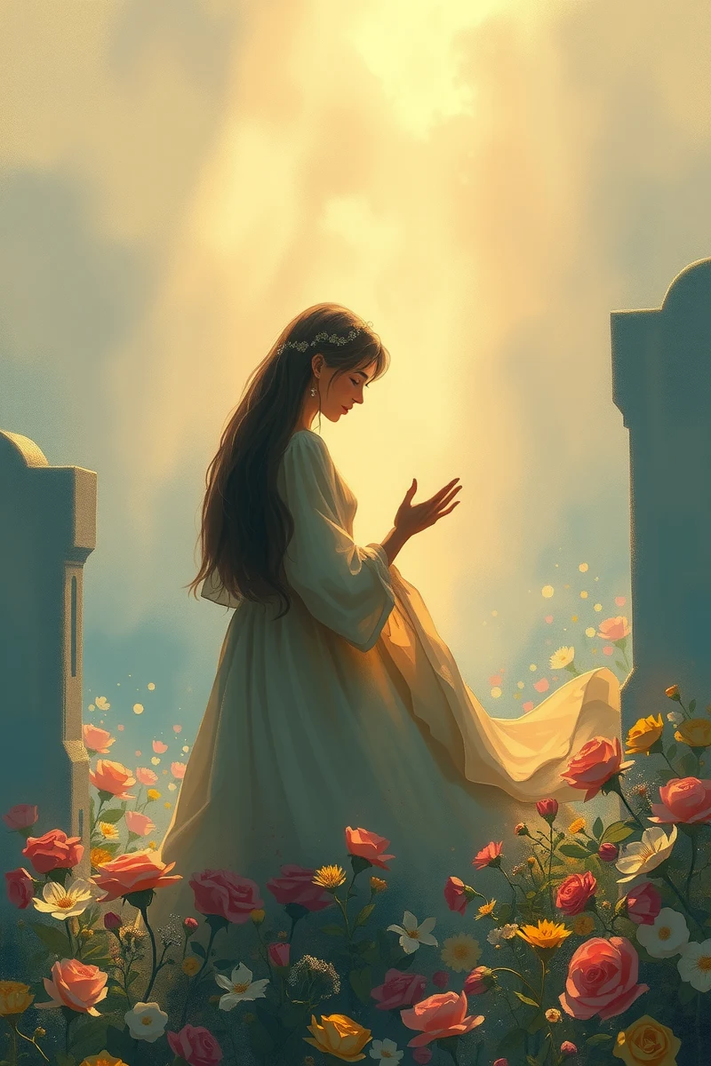 Dream of a Cemetery Covered in Flowers