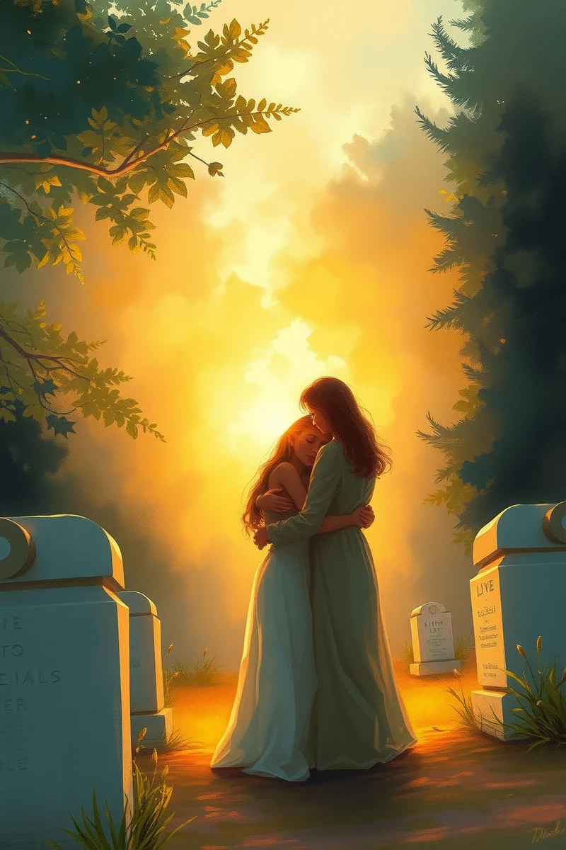 Dream of a Cemetery Saying Live