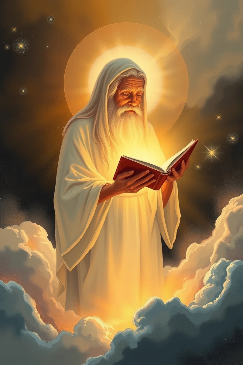 Dream of a Child Guide Giving a Book