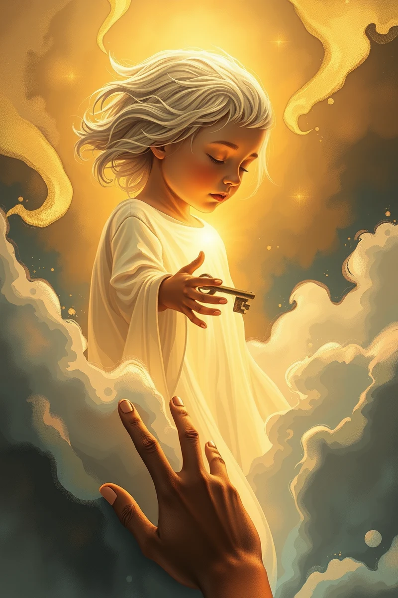 Dream of a Child Guide Giving a Key