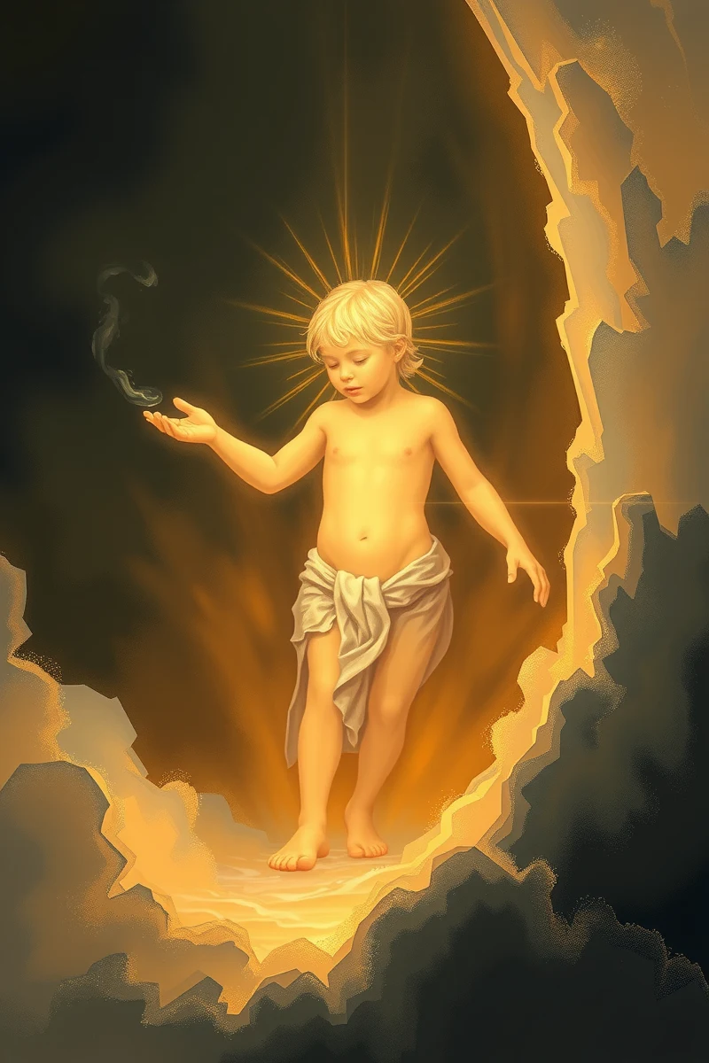 Dream of a Child Guide Giving Water