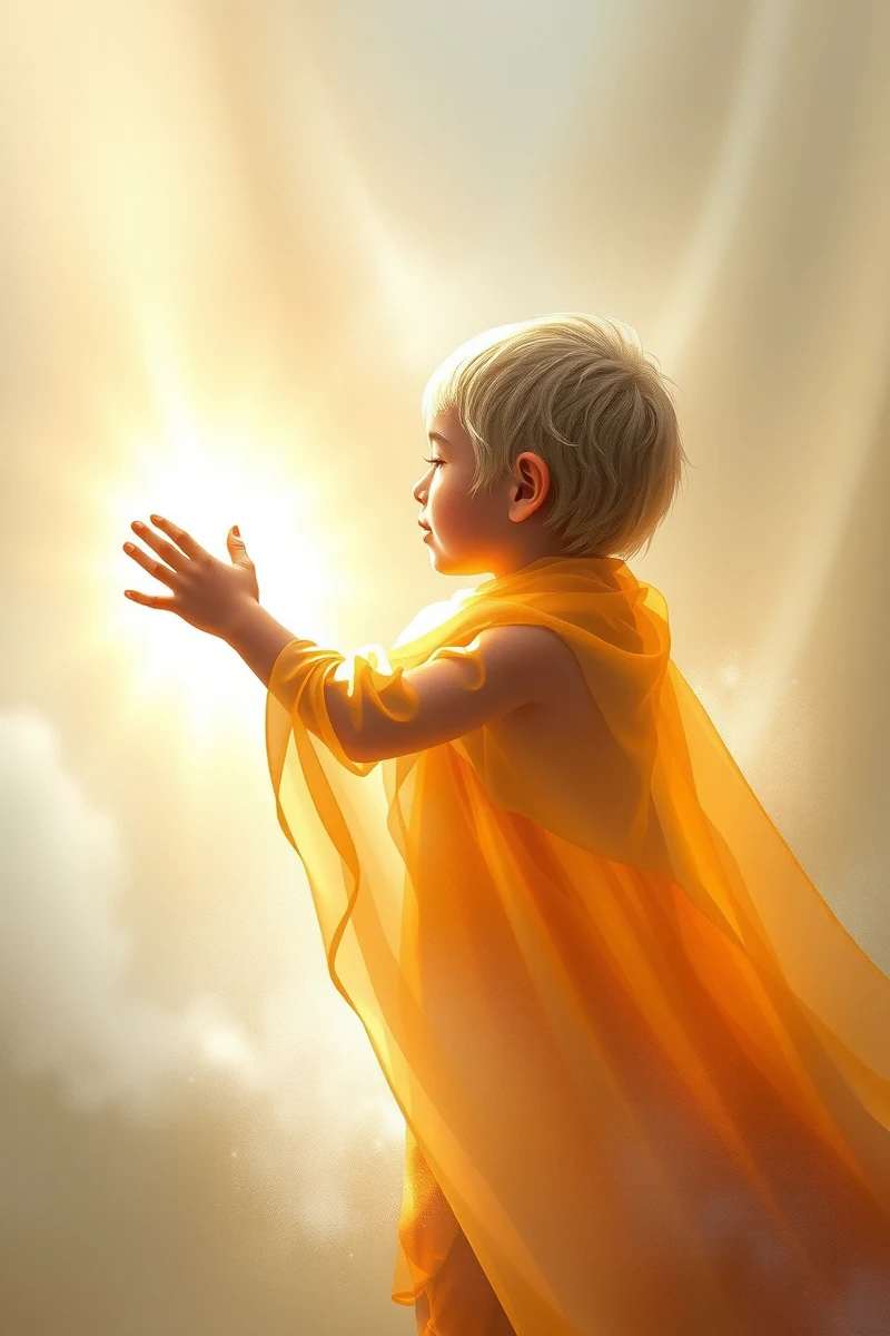Dream of a Child Guide Turning Into Light