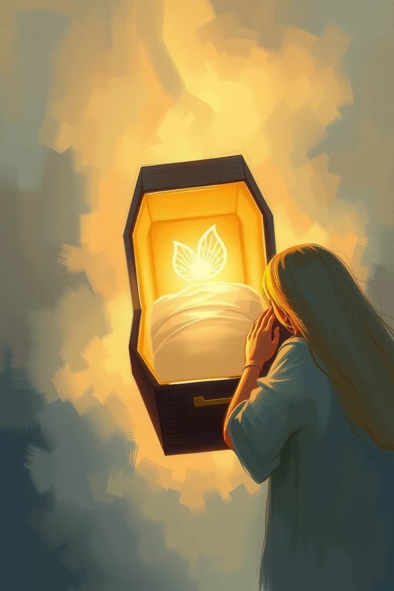 Dream of a Closed Coffin Being Held