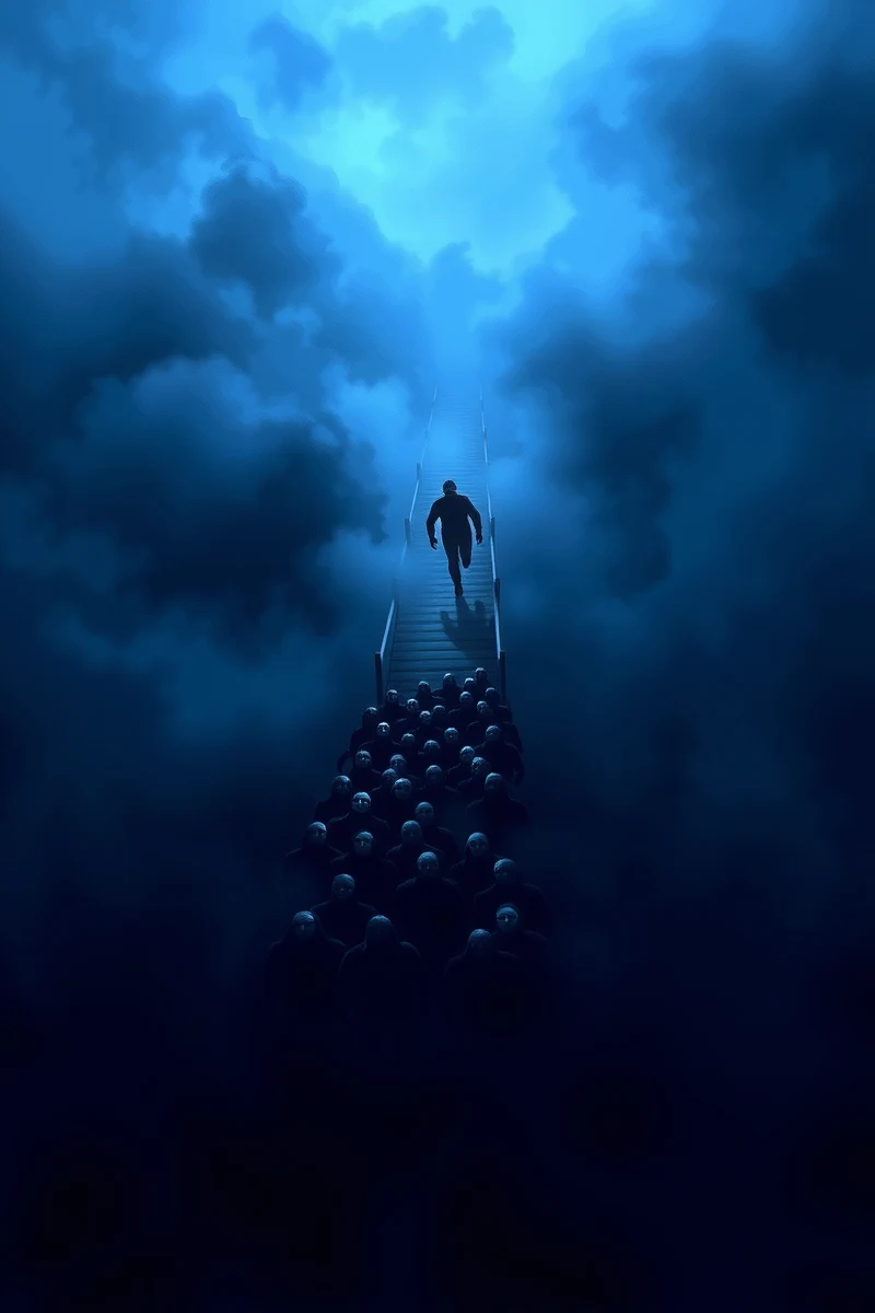Dream of a Crowd Across a Bridge