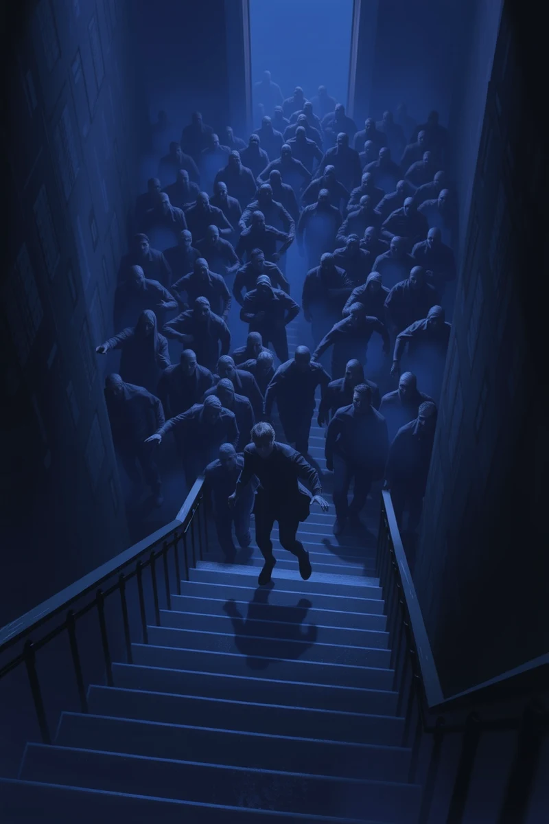 Dream of a Crowd Down the Stairs