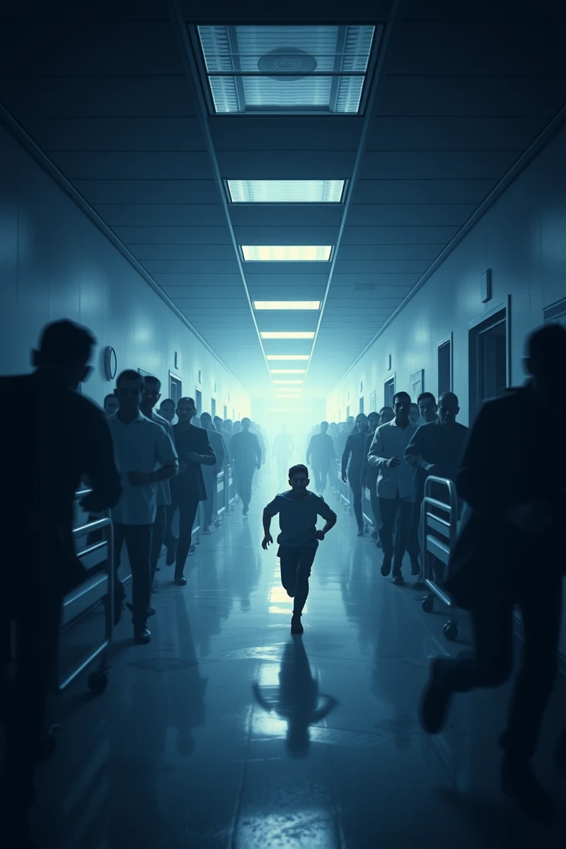 Dream of a Crowd Through a Hospital