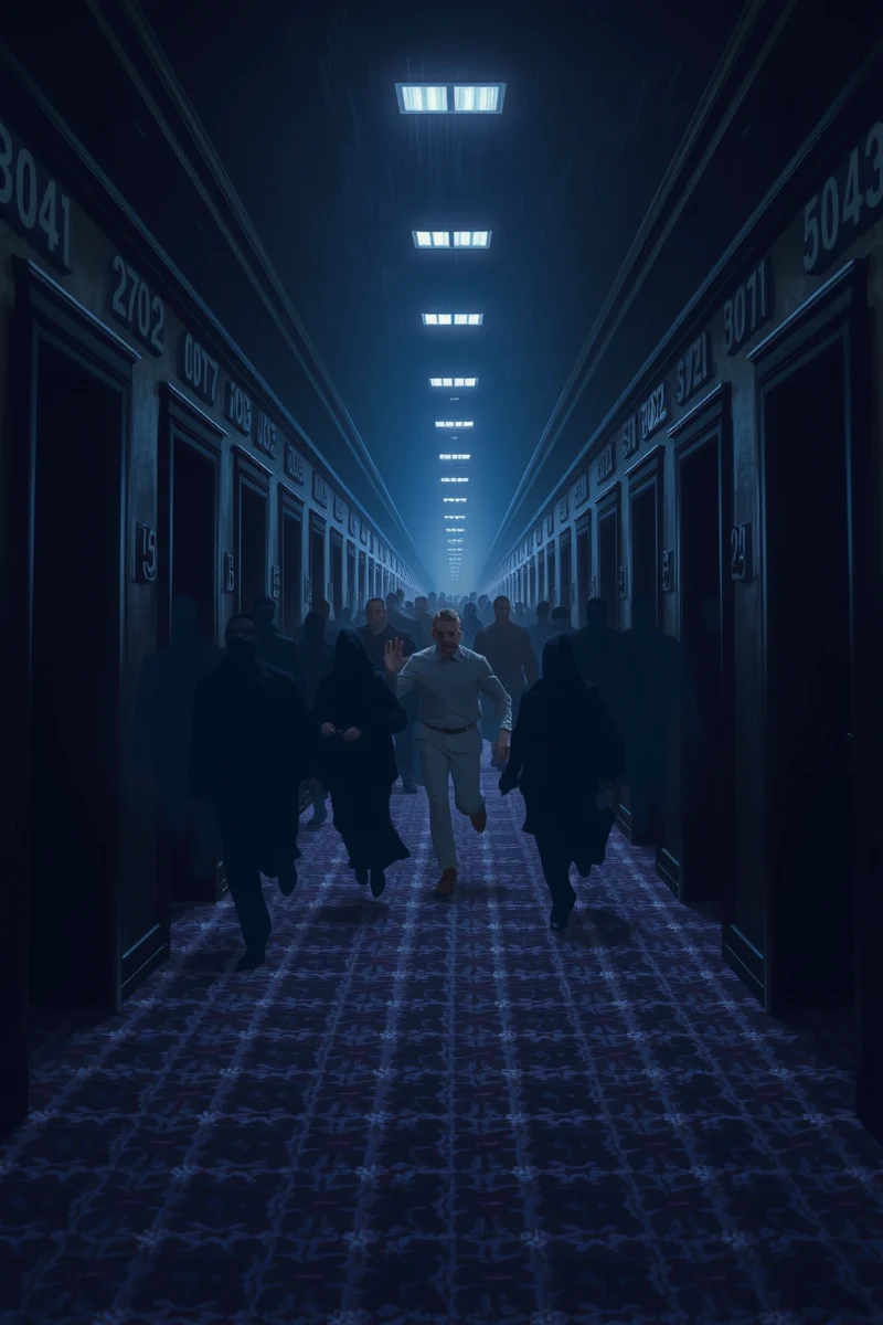 Dream of a Crowd Through a Hotel