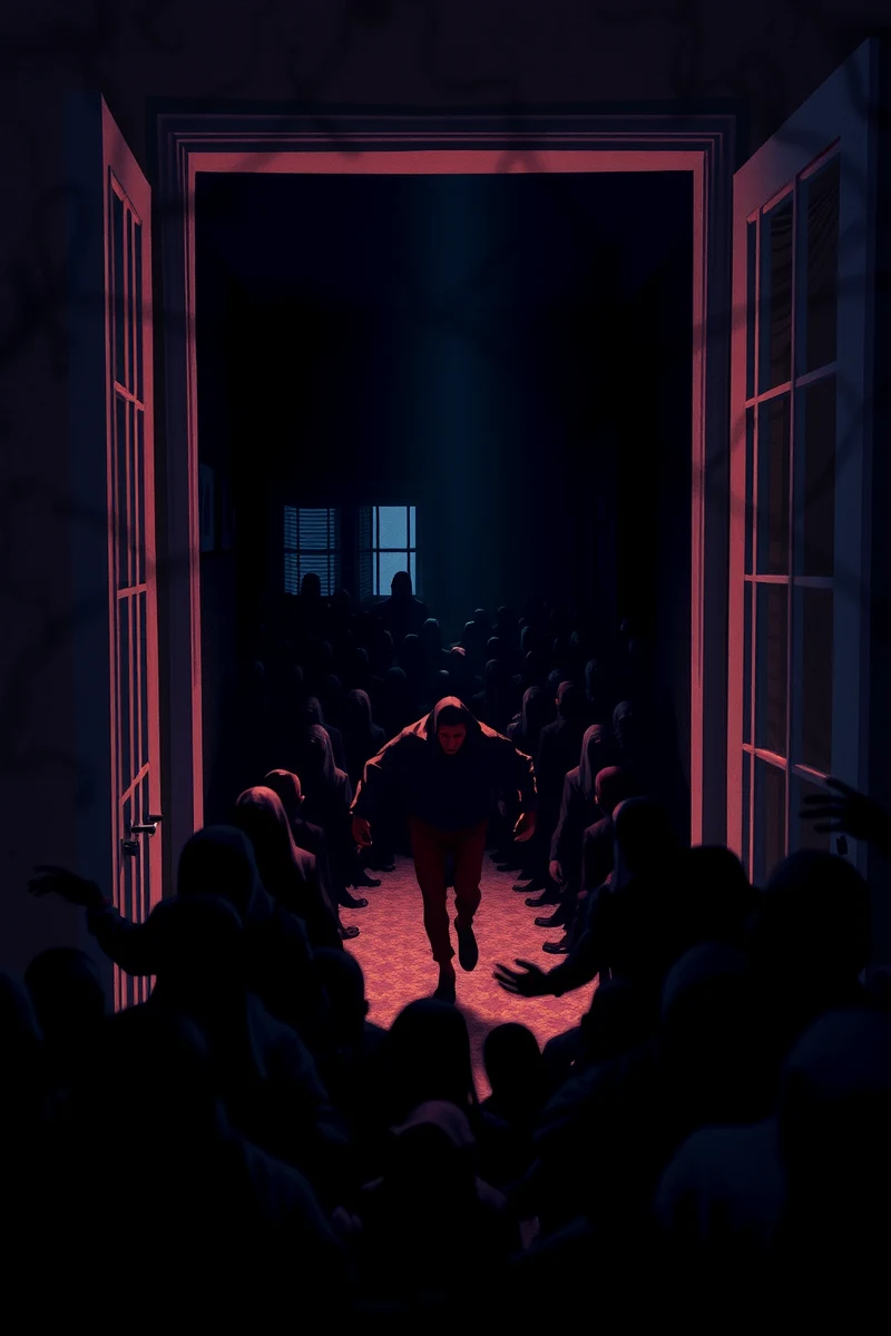 Dream of a Crowd Through a House