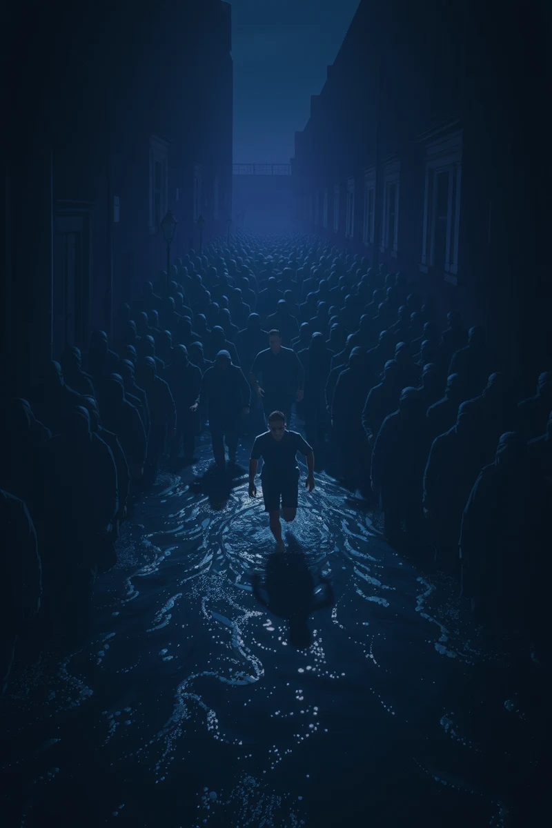 Dream of a Crowd Through Water