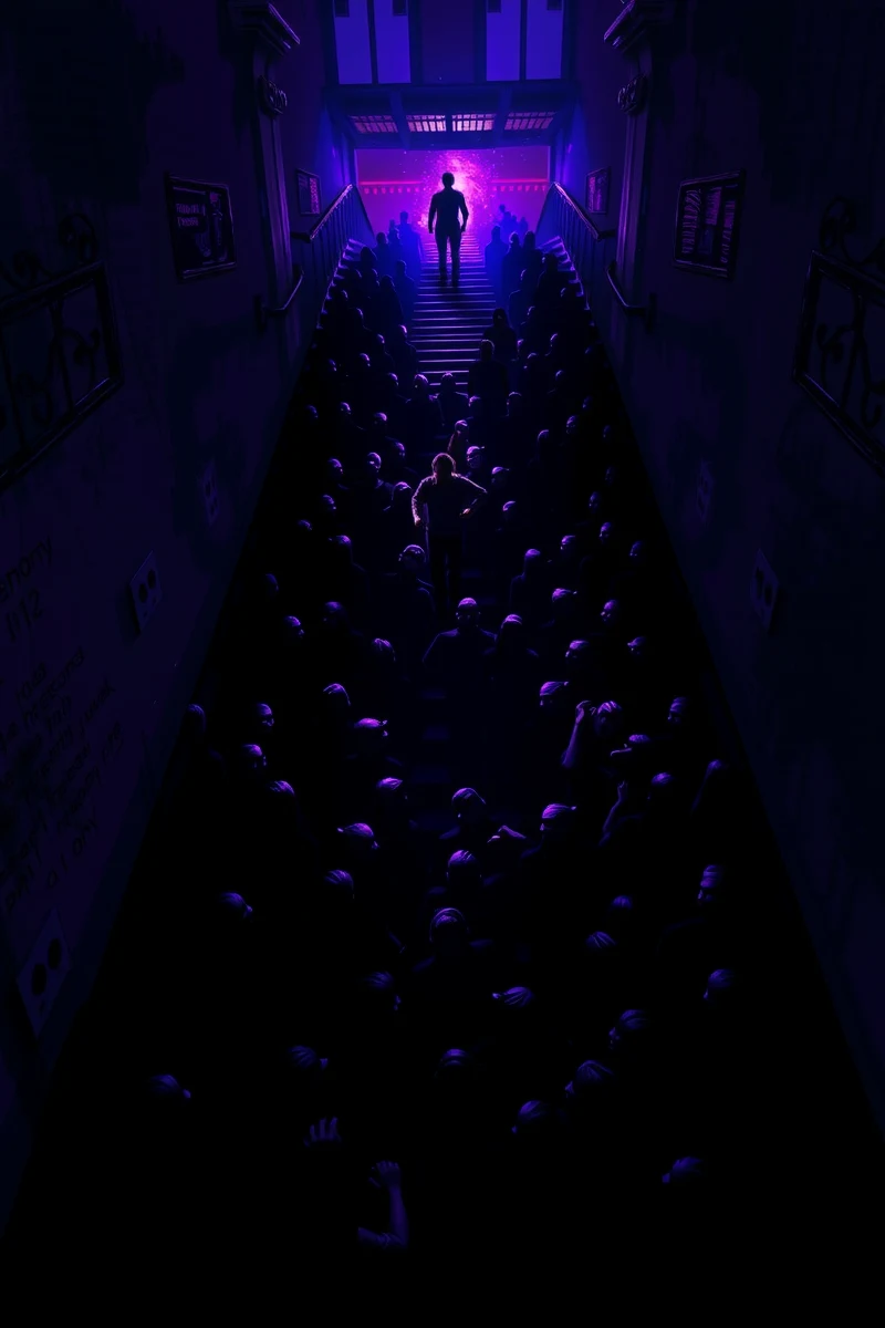 Dream of a Crowd Up the Stairs