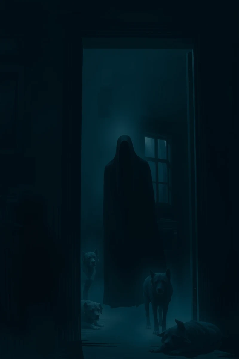 Dream of a Dark Man Hiding in the House