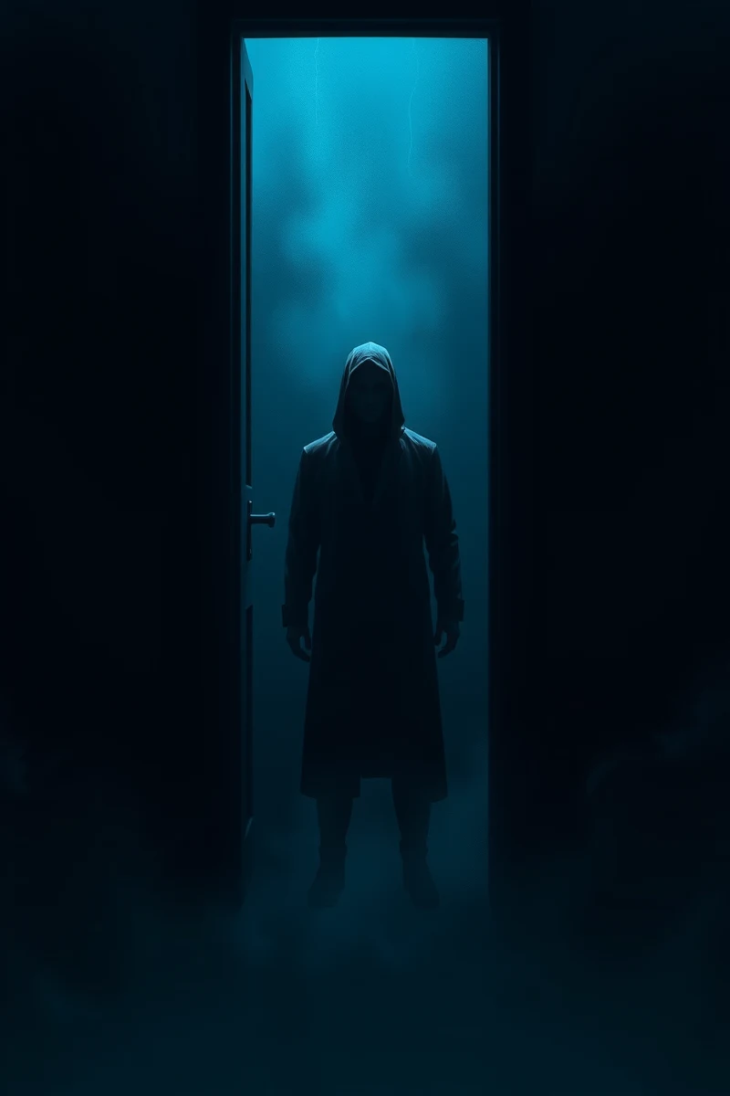 Dream of a Dark Man Standing Behind Glass