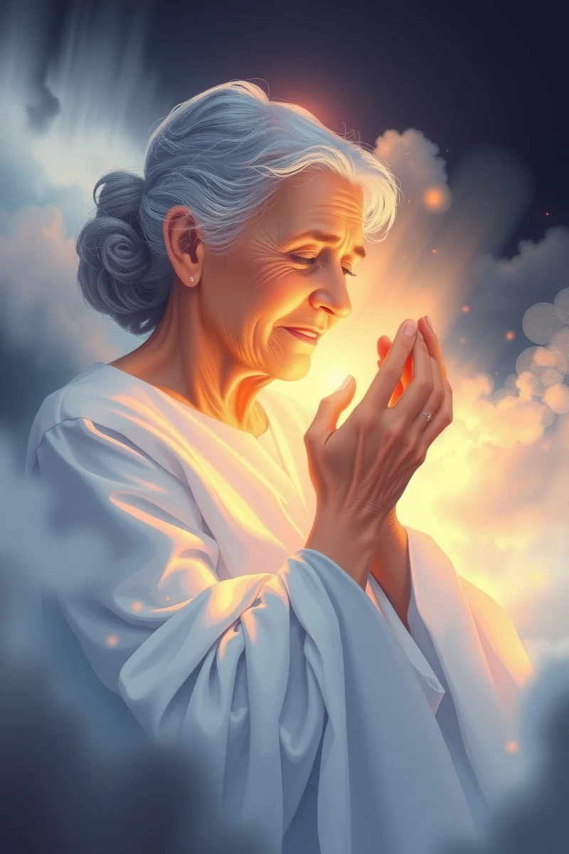Dream of a Deceased Grandmother Appearing in White