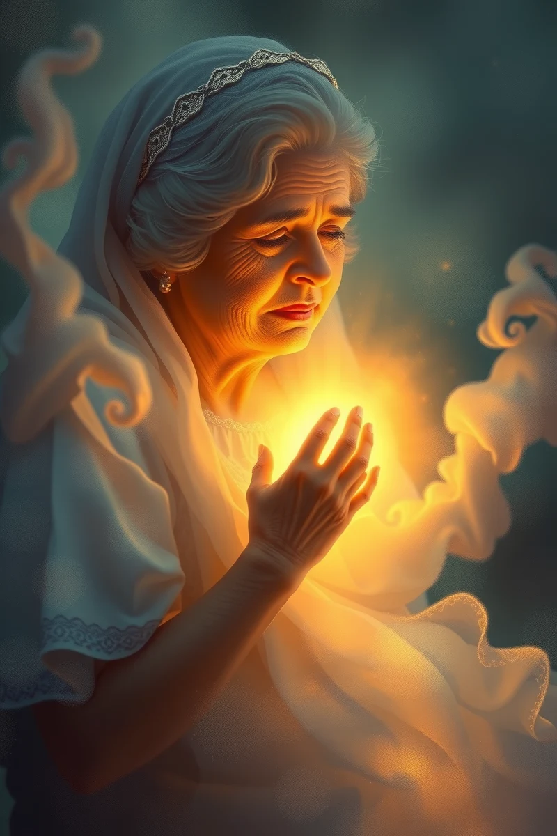 Dream of a Deceased Grandmother Becoming Light