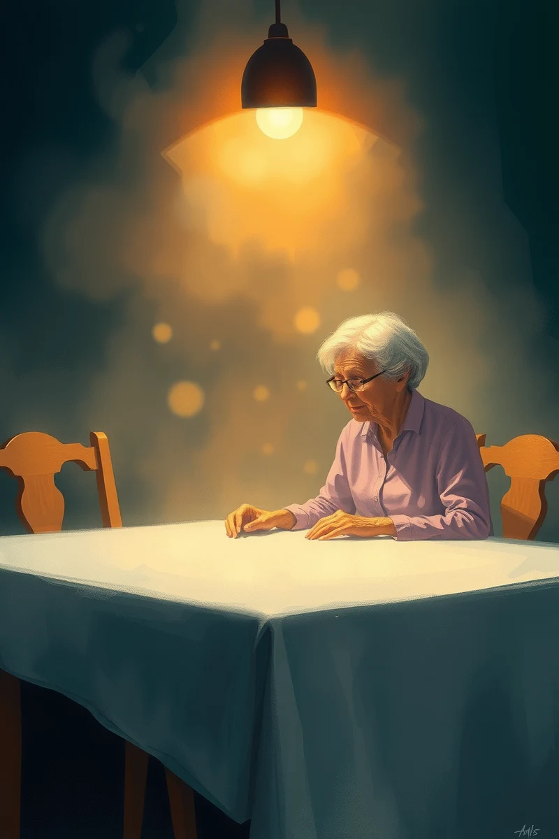 Dream of a Deceased Grandmother Sitting at the Table