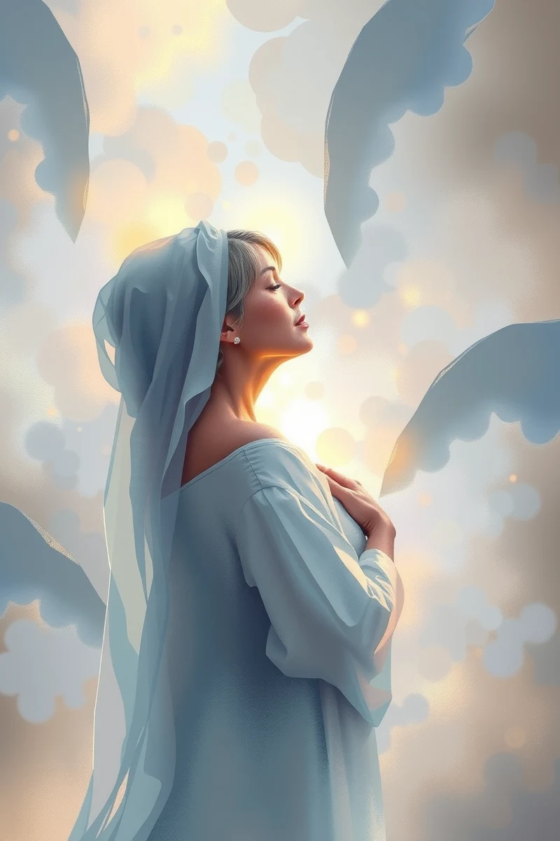 Dream of a Deceased Mother Appearing in White