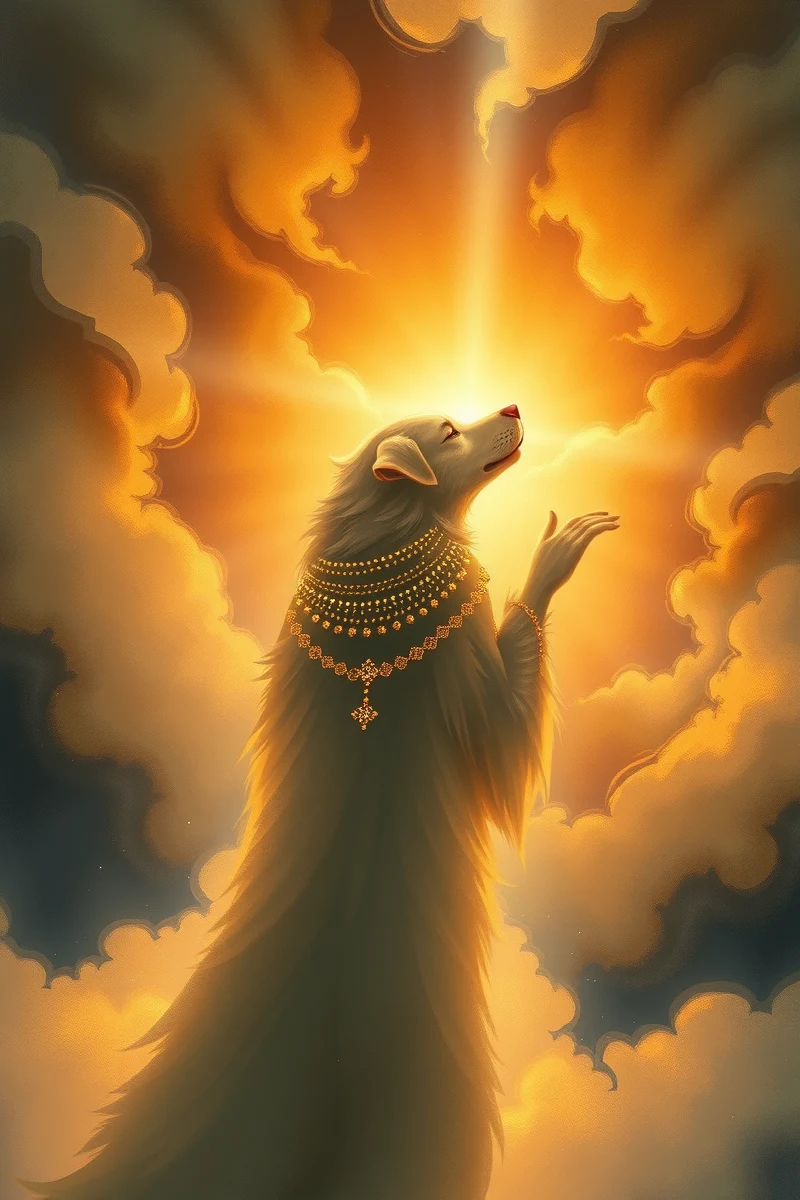 Dream of a Dog Guide Giving a Task