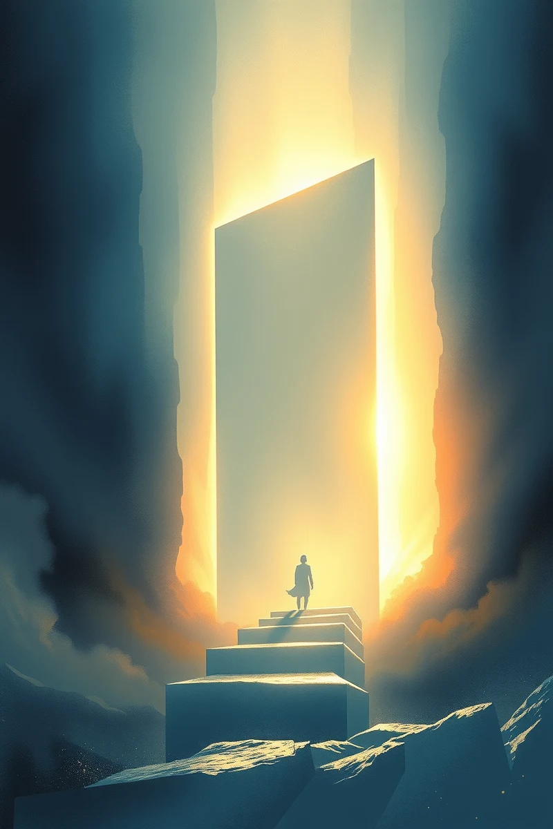 Dream of a Door Made of Light Appearing