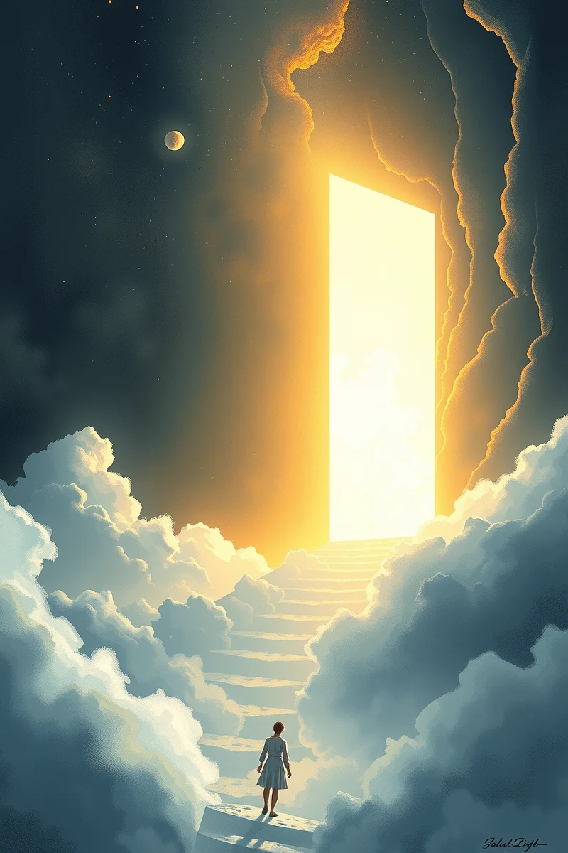 Dream of a Door Made of Light Showing Your Whole Life