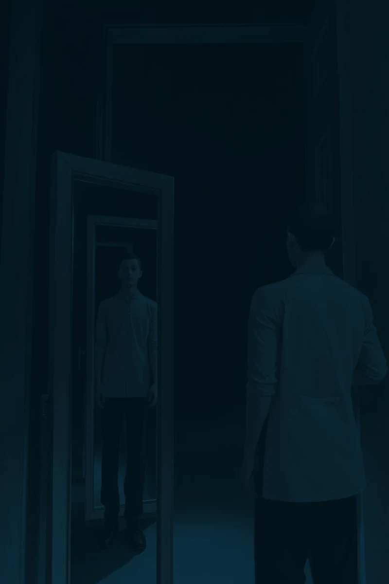 Dream of a Faceless Intruder Appearing in the Mirror