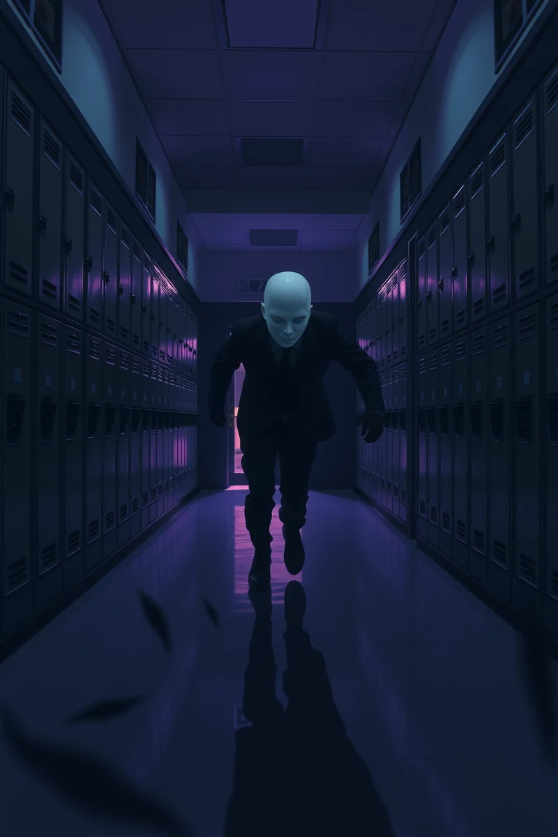 Dream of a Faceless Stranger Through a School