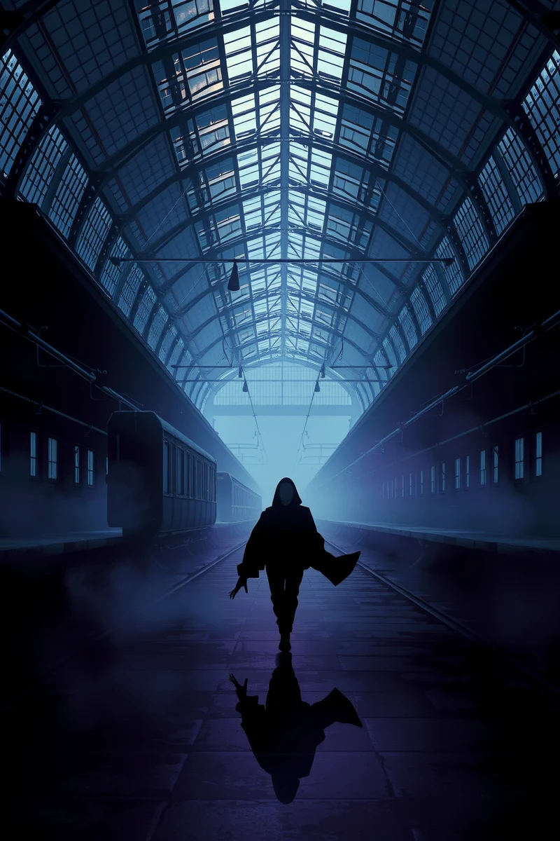 Dream of a Faceless Stranger Through a Train Station