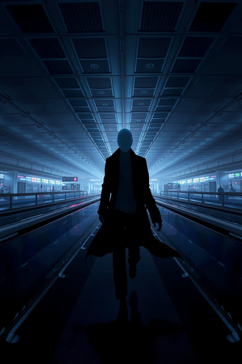 Dream of a Faceless Stranger Through an Airport
