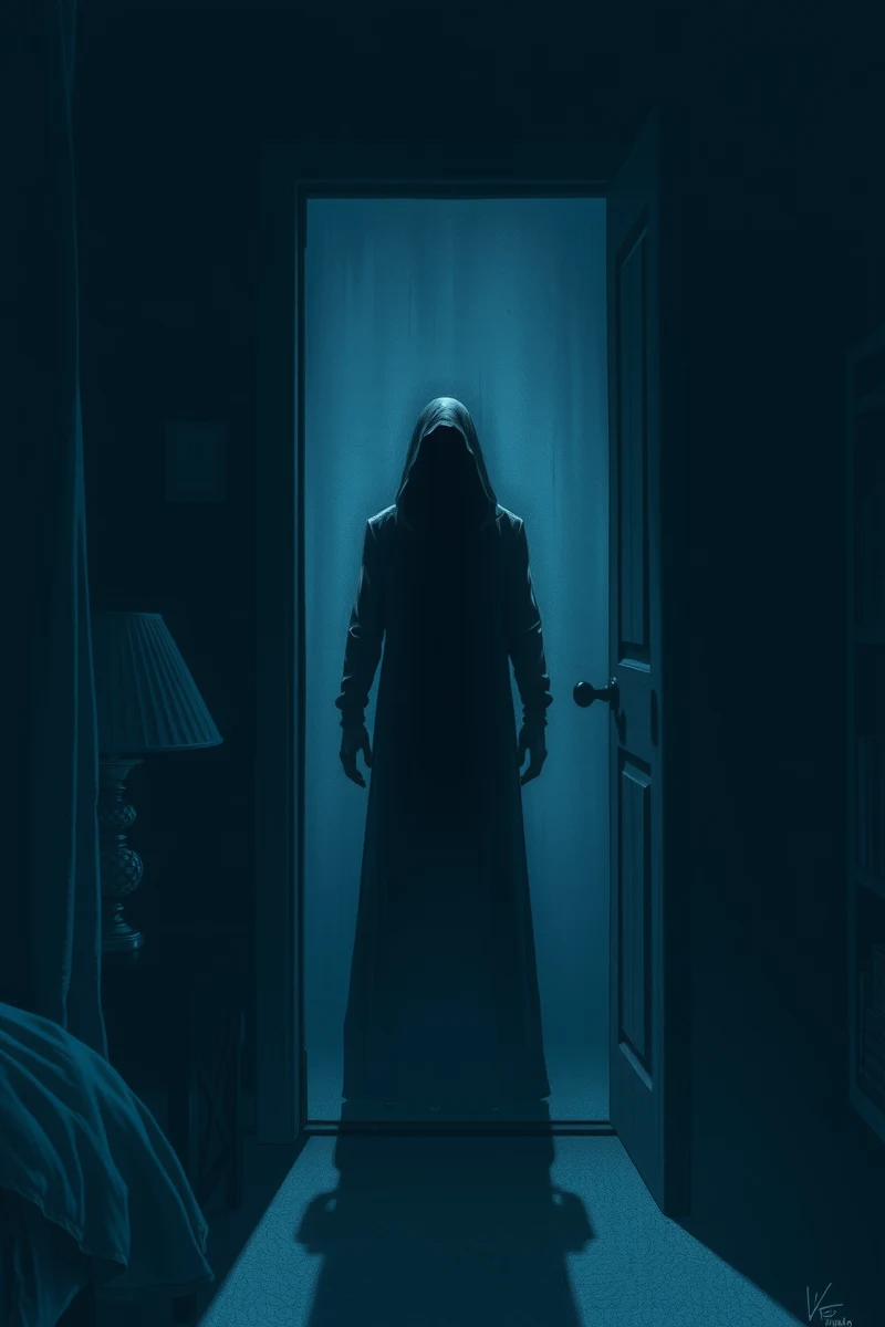 Dream of a Figure at the Door Hiding in the House