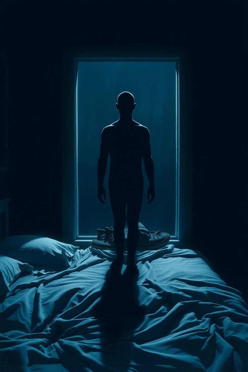 Dream of a Figure at the Window Sitting on the Bed