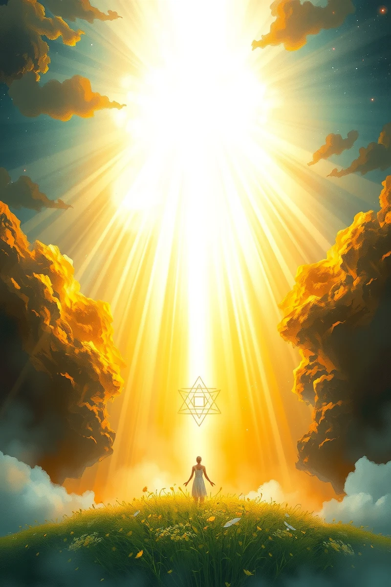 Dream of a Golden Light Becoming a Garden