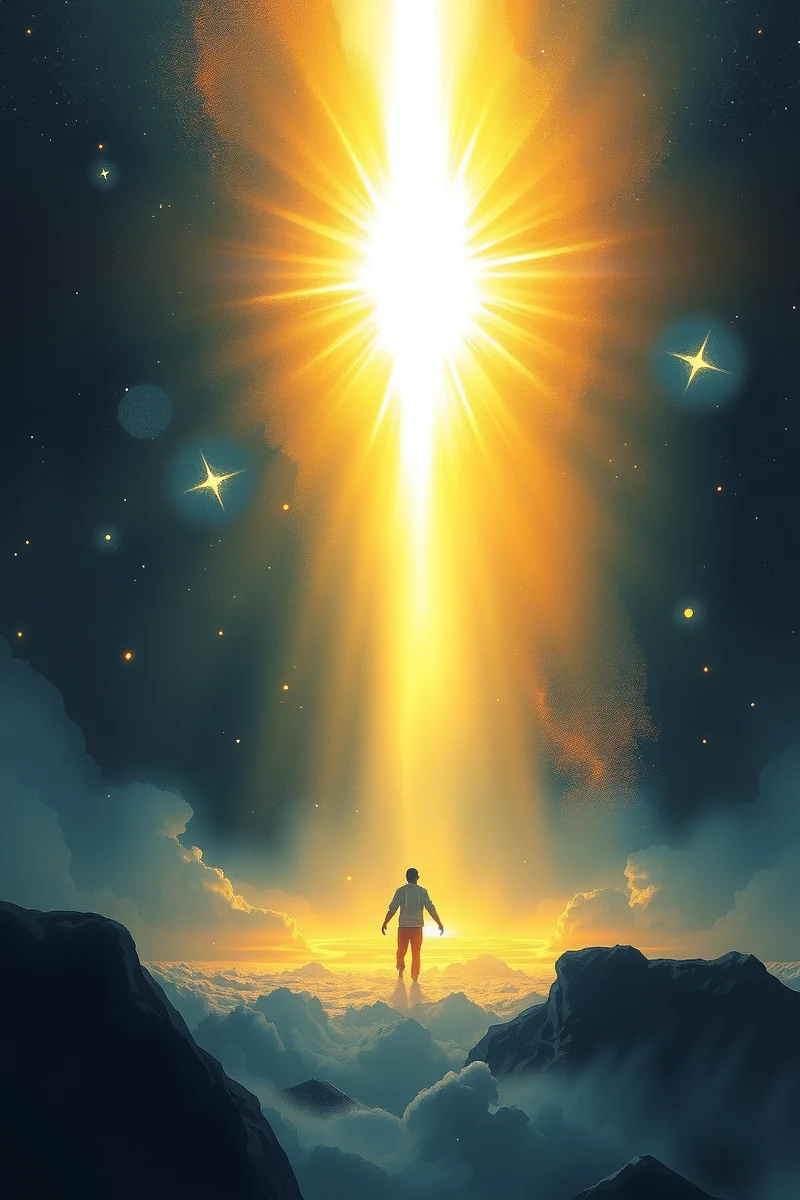 Dream of a Golden Light Showing Your Whole Life